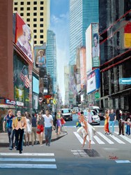 Life in Motion New York III by Torabi - Original Painting on Box Canvas sized 30x40 inches. Available from Whitewall Galleries